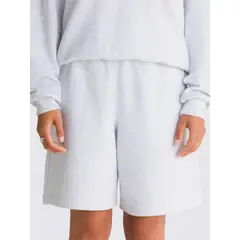 VANS - Short Elevated Double Knit Blanco Mujer
