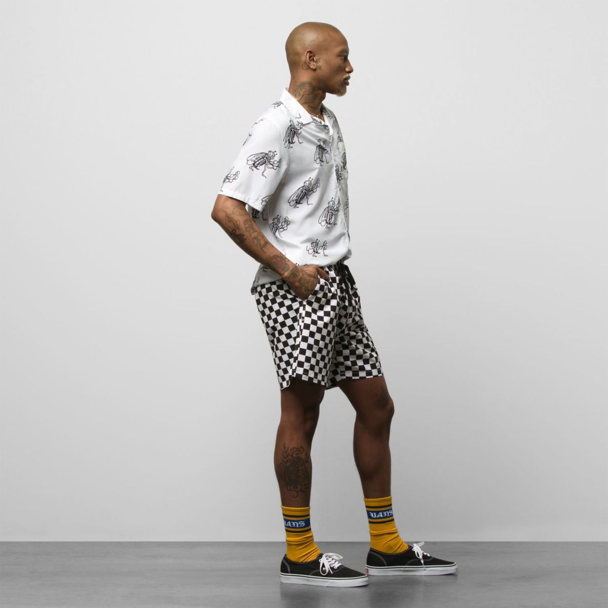 VANS - Short Hombre Range Relaxed Elastic Short Checker VANS