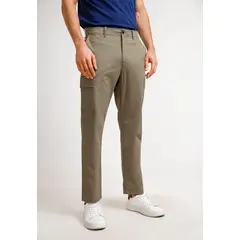 ORIGINAL PENGUIN - Pantalón De Hombre Algodón Liso Militar