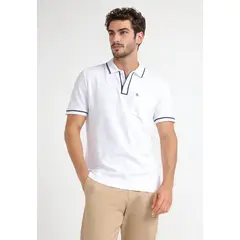 ORIGINAL PENGUIN - Polera Polo De Hombre The Earl Blanco
