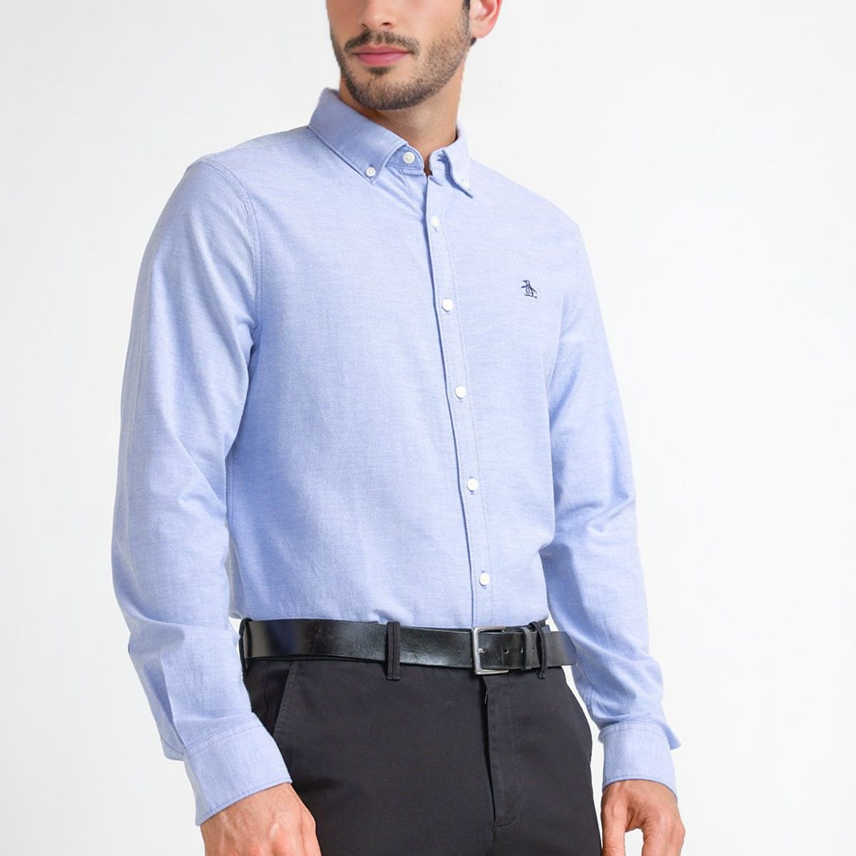 ORIGINAL PENGUIN - Camisa De Hombre Celeste