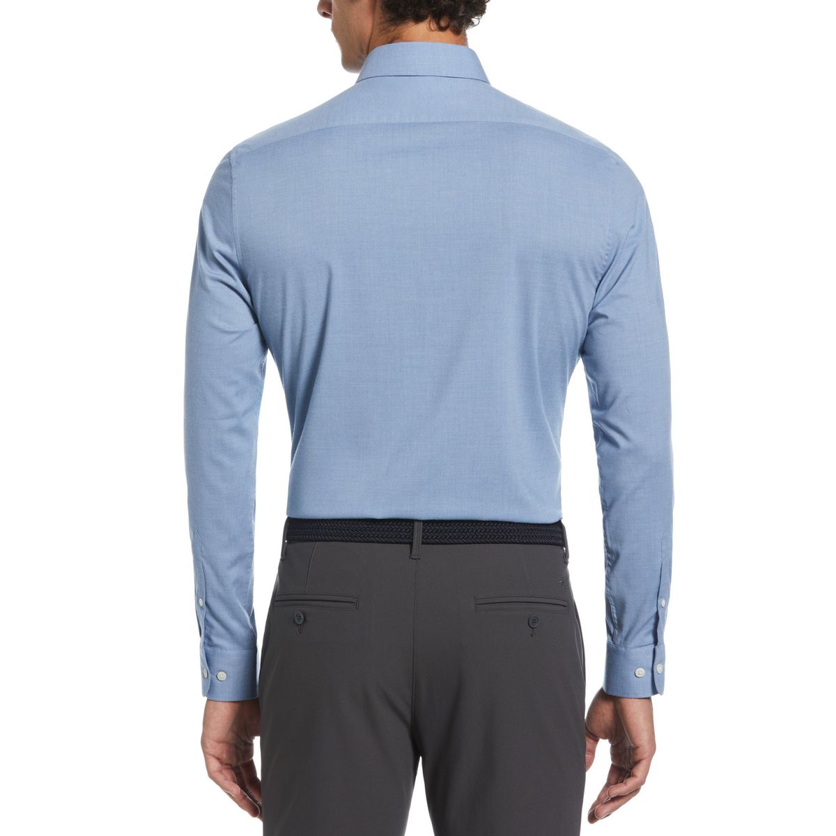 ORIGINAL PENGUIN - Camisa De Hombre Formal Liso Celeste