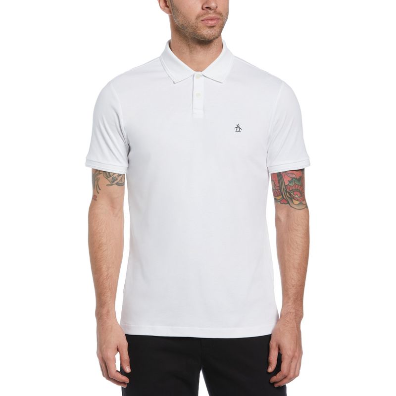 ORIGINAL PENGUIN - Polera Polo De Hombre Blanco Original Penguin