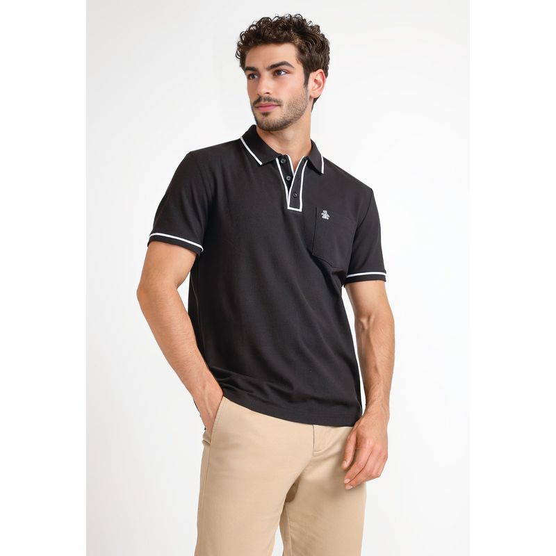 ORIGINAL PENGUIN - Polera Polo De Hombre The Earl Negro Original Penguin