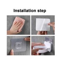 Soporte Porta Secador Cabello Base Utensilios Baño