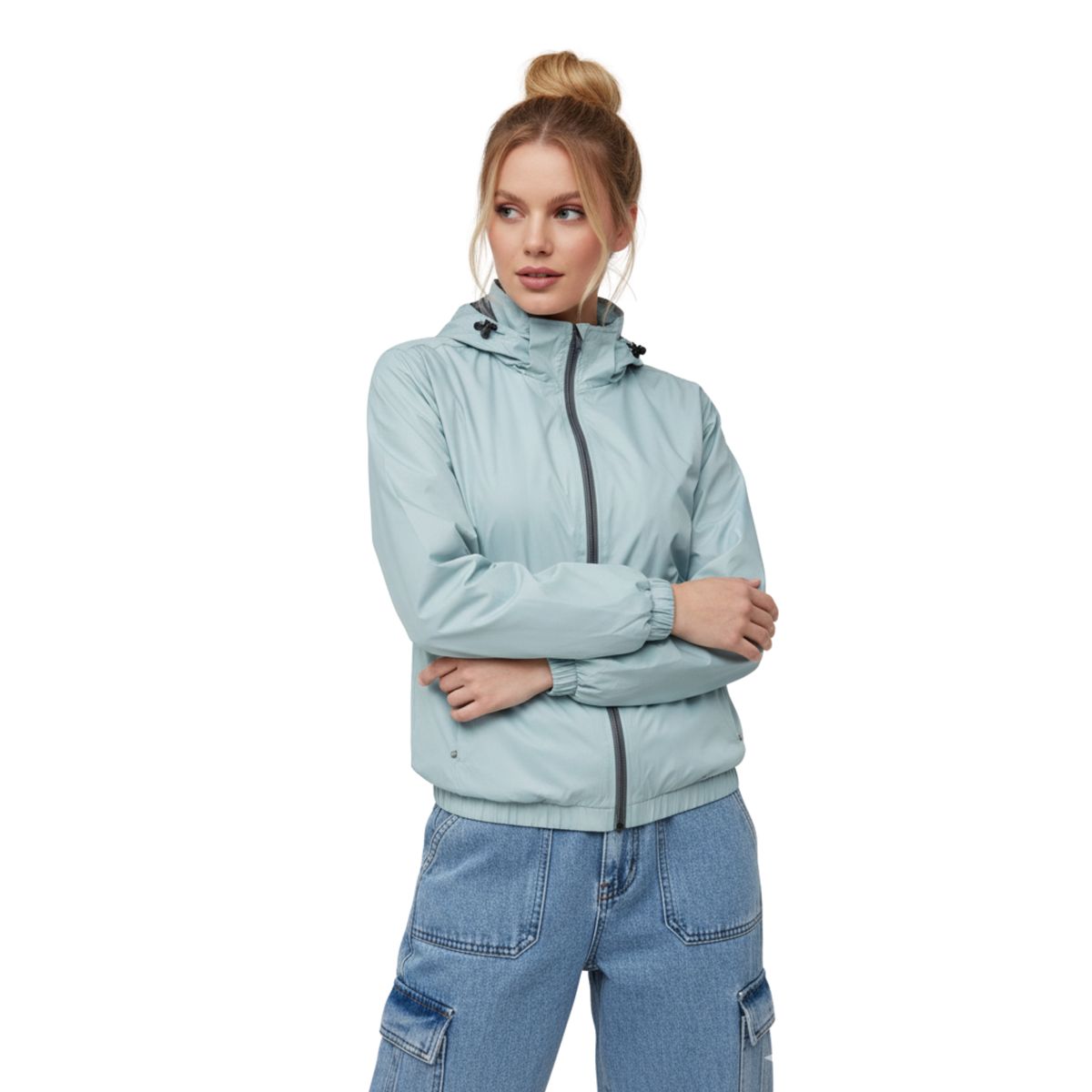 D'JOE - Cortavientos Impermeable Mujer