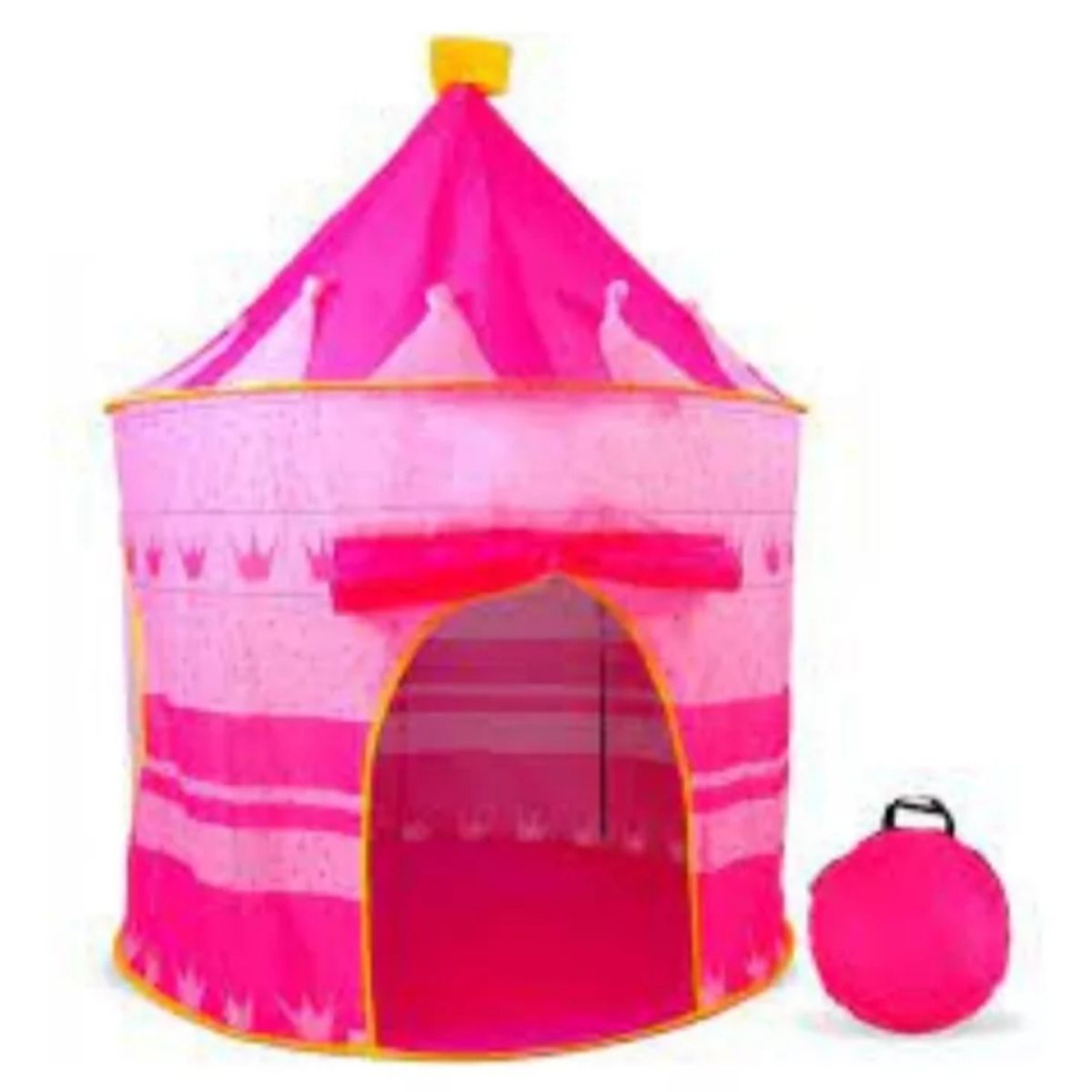 GENERICO - CARPAS CASTILLOS PARA NIÑAS Y NIÑOS COLOR ROSA
