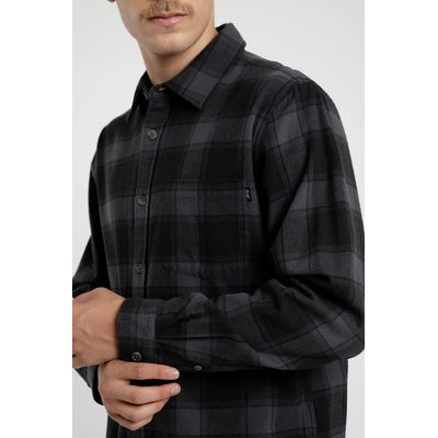 Imagen 2 del producto Camisa manga larga Flannel gris