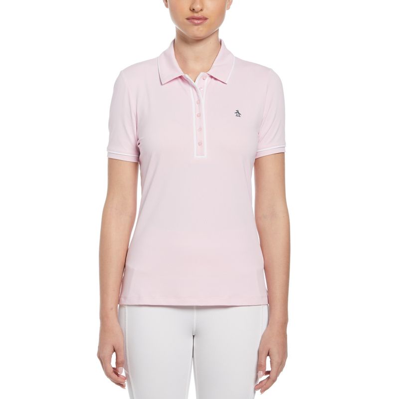 ORIGINAL PENGUIN - Polera Polo De Mujer Veronica Rosado Original Penguin