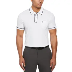 ORIGINAL PENGUIN - Polera Polo De Hombre Golf The Technical Earl Blanco