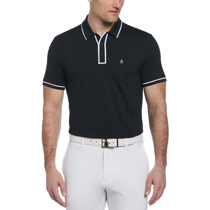 ORIGINAL PENGUIN - Polera Polo De Hombre Golf The Technical Earl Negro Original Penguin
