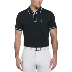 ORIGINAL PENGUIN - Polera Polo De Hombre Golf The Technical Earl Negro