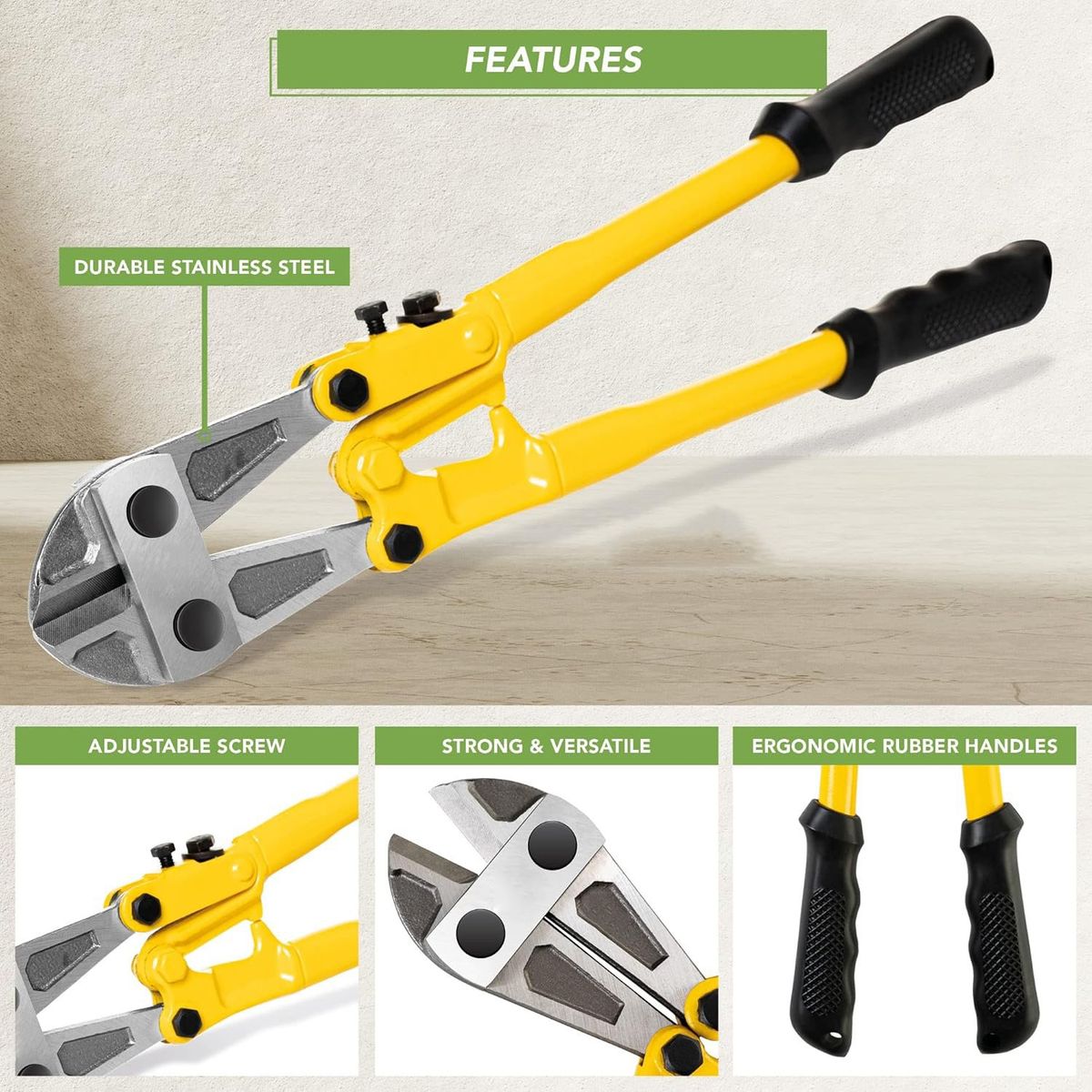 KUANGYE - Cizalla Corta Perno 24 Pulgadas 600mm