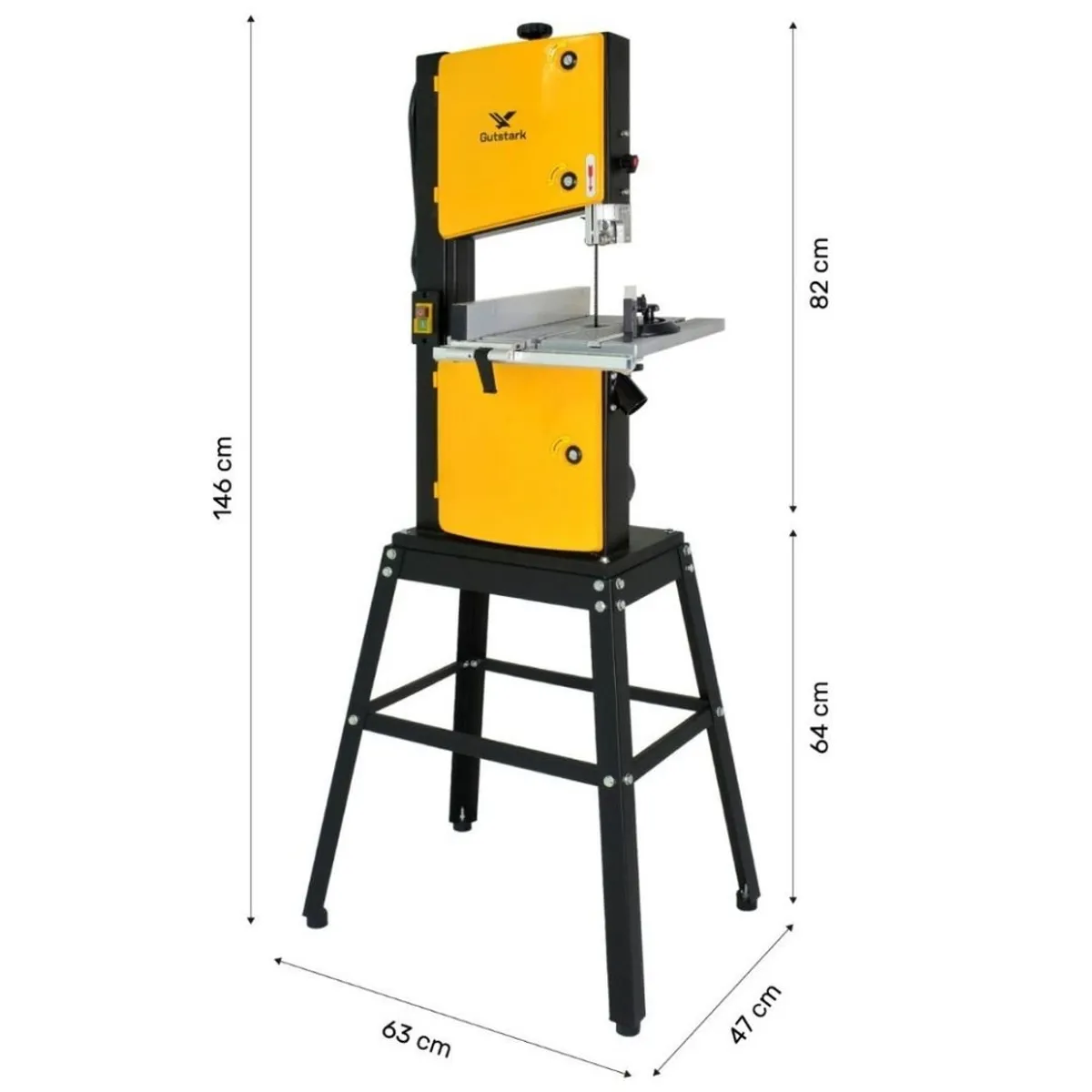 GUTSTARK - Sierra Cinta Banda Sin Fin De Banco 10 Pulgadas Para Madera