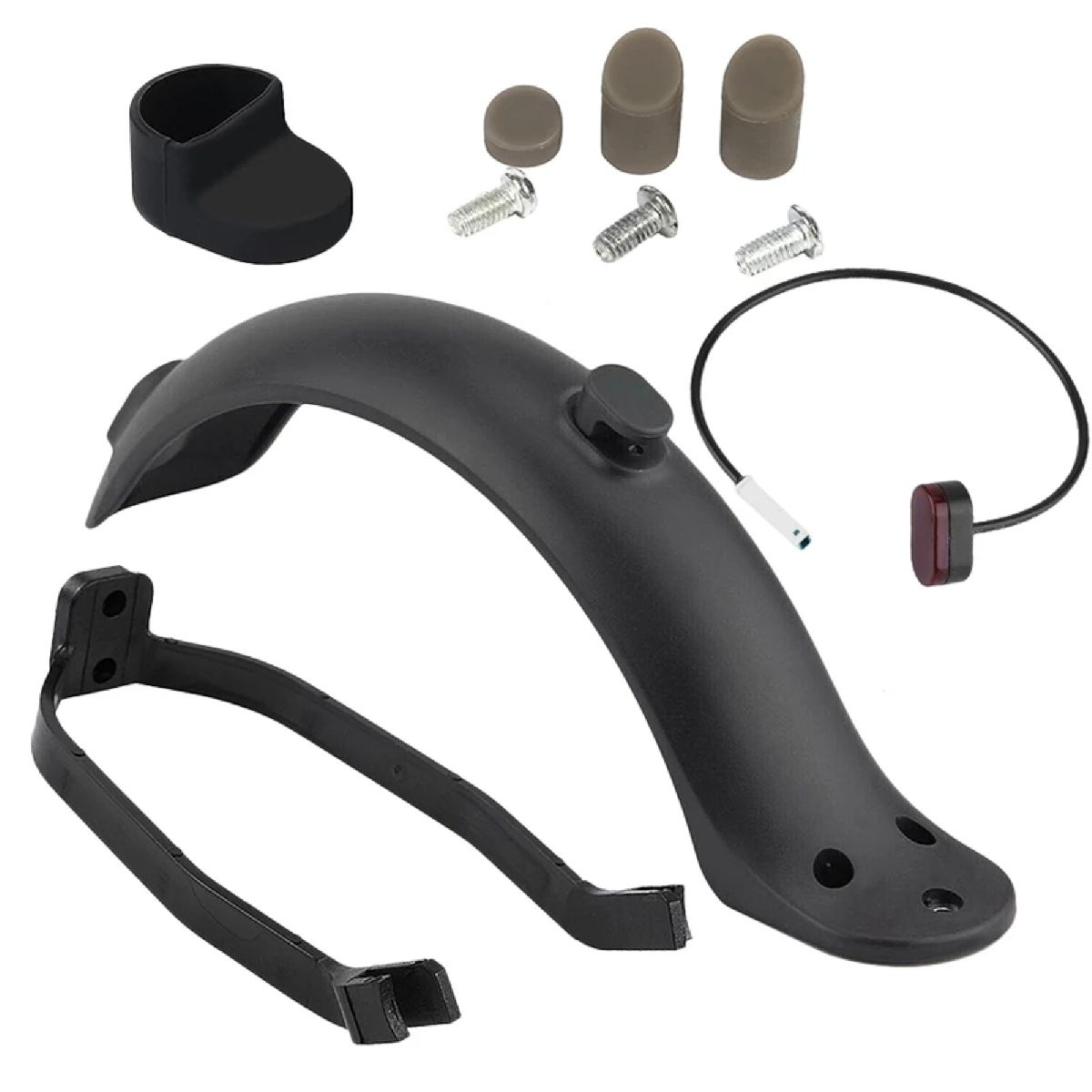 GENERICO - Kit Completo Tapabarro Trasero Para Scooter Xiaomi M365 Clon