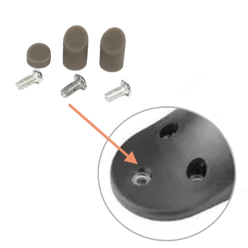 GENERICO - Kit Completo Tapabarro Trasero Para Scooter Xiaomi M365 Clon