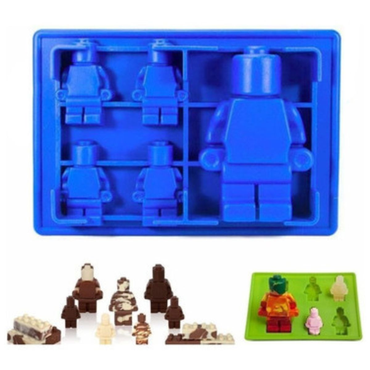 GENERICO - Moldes 5 Espacios Muñeco de LEGO