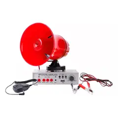 IRM - Megáfono Sirena Mp3 Usb 1224v Con Grabador De Voz Con Iman