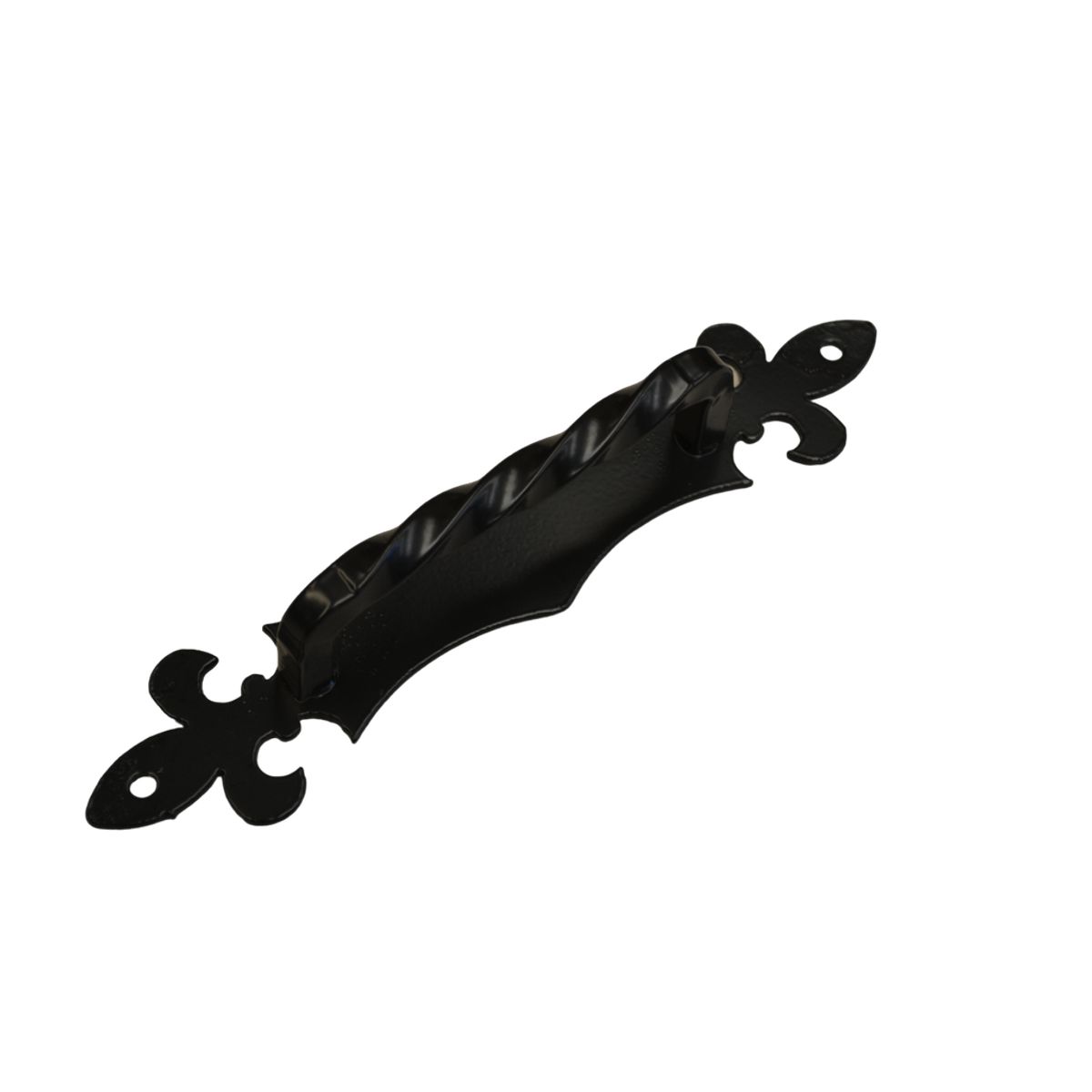 NACIONAL - Manilla Negra Lis Con Base Colonial 24 Cm.