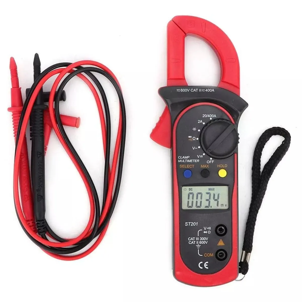 KUANGYE - Pinza Amperimétrica Digital 400a