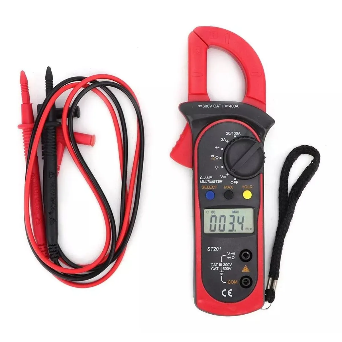 KUANGYE - Pinza Amperimétrica Digital 400a