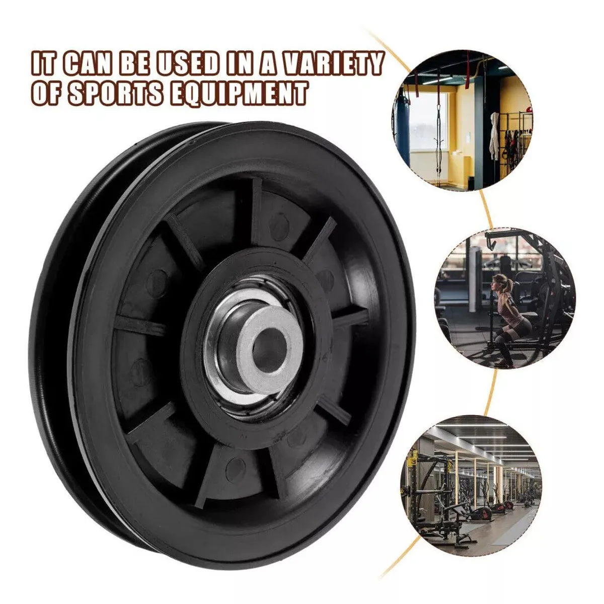 KUANGYE - Polea Rueda Cable Multifuncional Gimnasio Home Gym