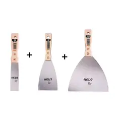 GENERICO - Set De 3 Espátulas Marca Hela , Ancho 30 , 90 Y 160 Mm