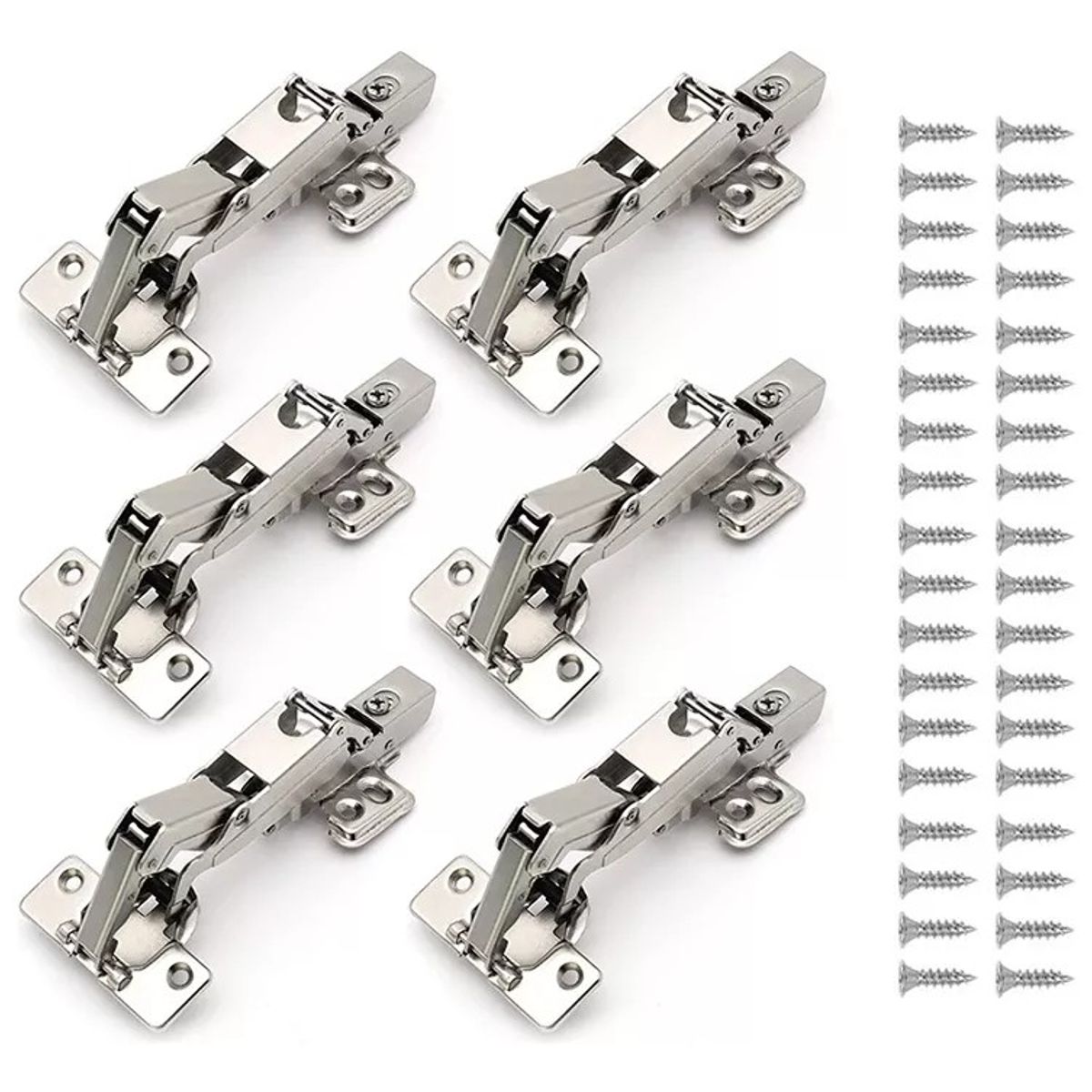 KUANGYE - Bisagra Recta 165° Cierre Suavegran Ángulo Para Armario 6un