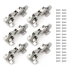 KUANGYE - Bisagra Recta 165° Cierre Suavegran Ángulo Para Armario 6un