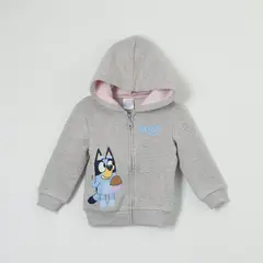 BLUEY - Poleron Niña Just Gris Mel