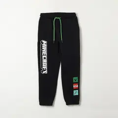 MINECRAFT - Pantalón Buzo Oficial con Diseño del Videojuego - Niños 6-12 Años