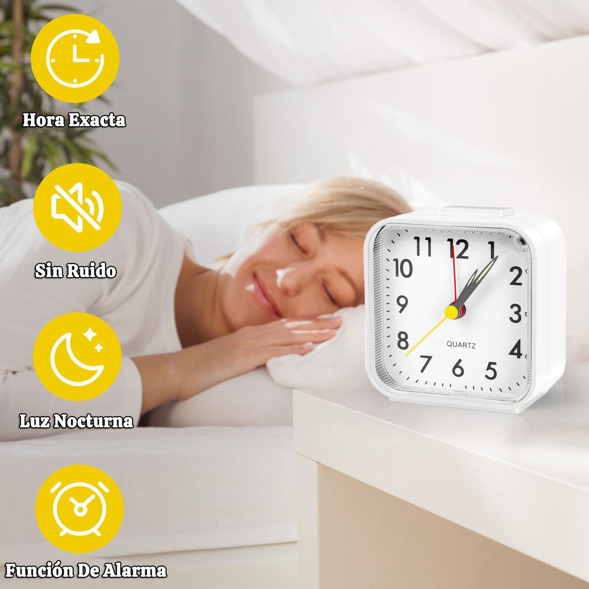 GENERICO - Despertador Infantil Con Luz Nocturna Regalo Para Niños