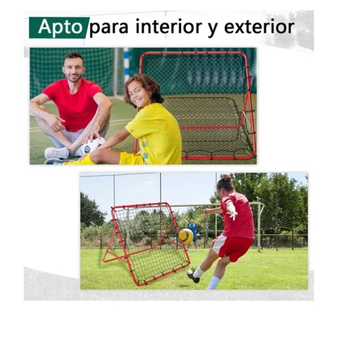 ESHOPANGIE - Red Rebotador De Entrenamiento De Fútbol Deportes Ajustable