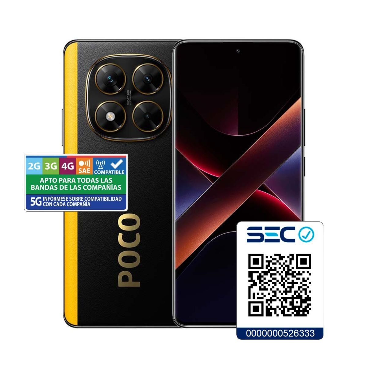 XIAOMI - Xiaomi Poco X7 5G 12GB + 512GB Negro