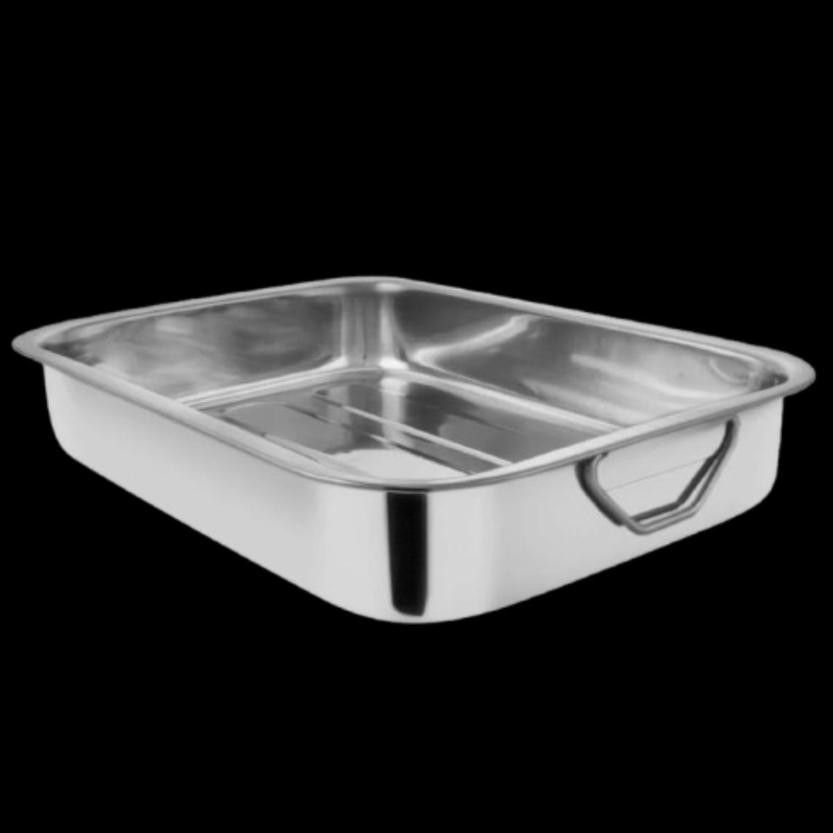 GENERICO - Fuente Rectangular Con Azas Acero Inoxidable Cuiner 35cm
