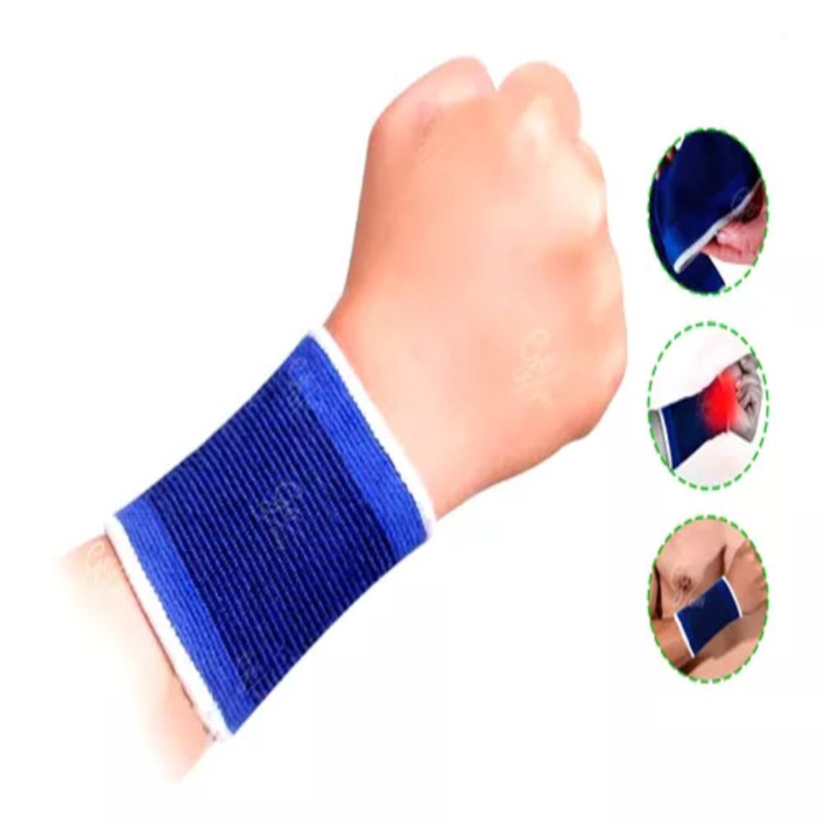 GENERICO - Par Muñequeras Elasticas Tendinitis