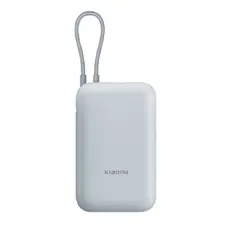 XIAOMI - Power Bank 10.000 mAh Cable Integrado Azul