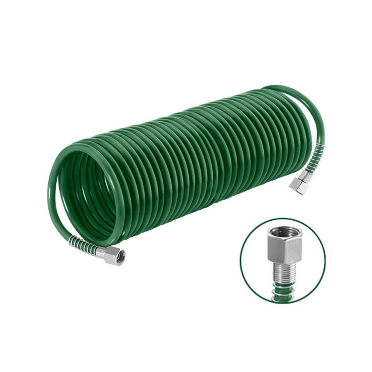 JADEVER - Manguera Espiral para Compresor 10 Metros JADEVER