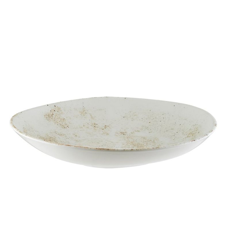BONNA - Plato Porcelana Hondo Nacrous Matt Vago 26 Cm Set 6 pcs