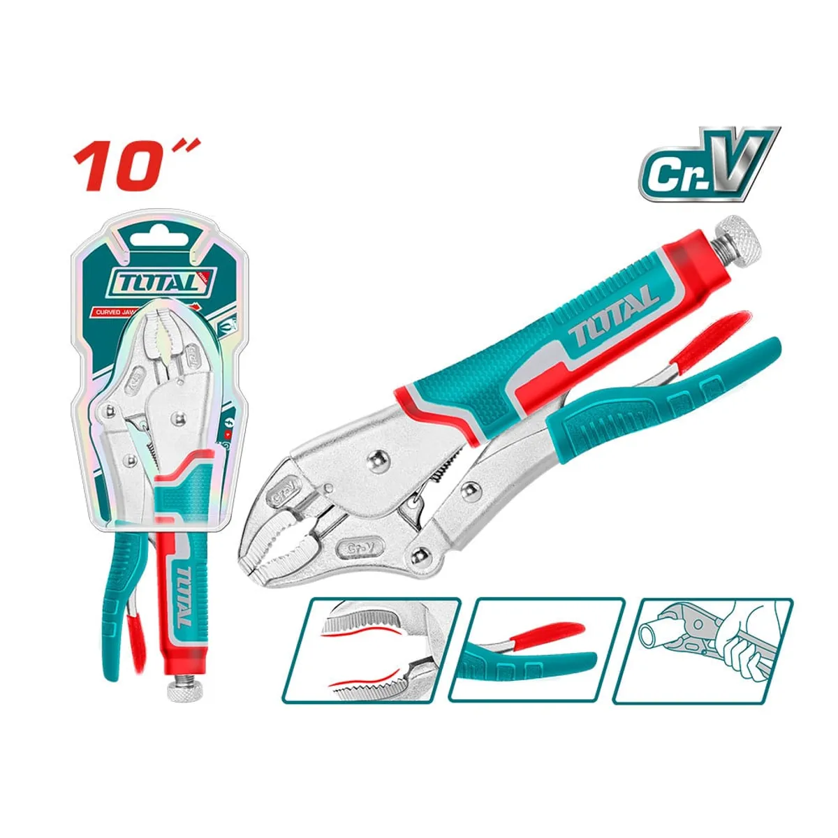 TOTAL TOOLS - Caiman boca curva 10 TOTAL