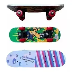 GENERICO - Skate Patineta Para Niños/as Skaters 4 Ruedas