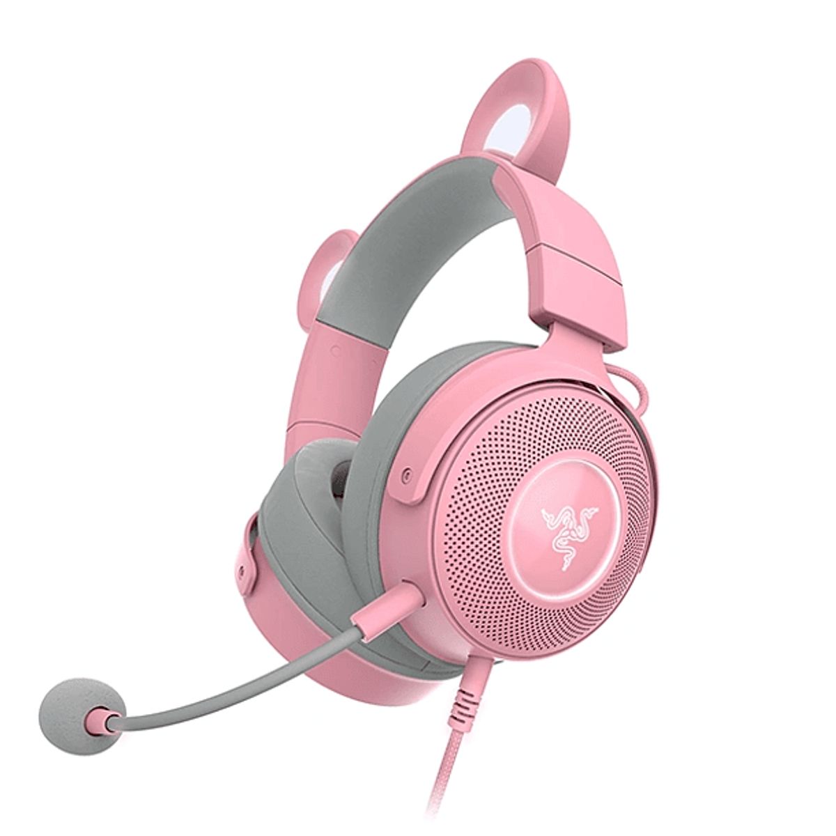 RAZER - Audífono Razer Kraken Kitty v2 Pro Quartz, Color Rosado