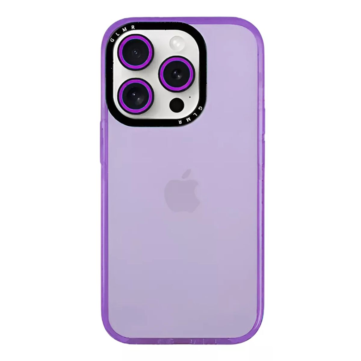 GENERICO - Carcasa Neon Con Lentes Para iPhone 14 Pro Max Purpura