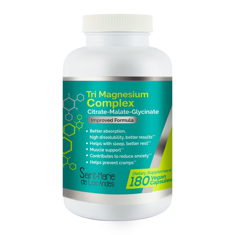 SAINT MARIE DE LOS ANDES - CAPSULAS TRI MAGNESIO CITRATE