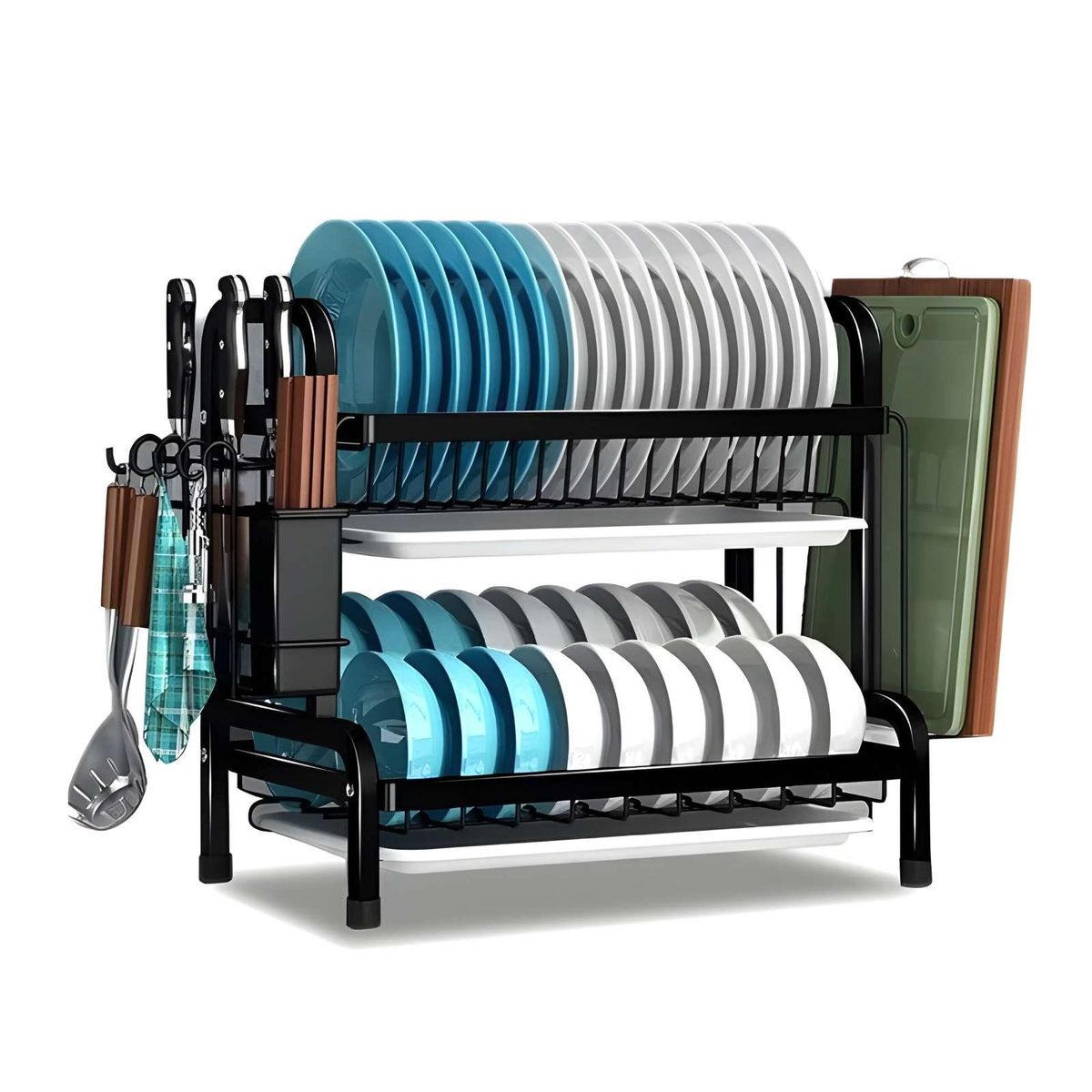 GENERICO - Escurridor De 2 Niveles Secaplatos