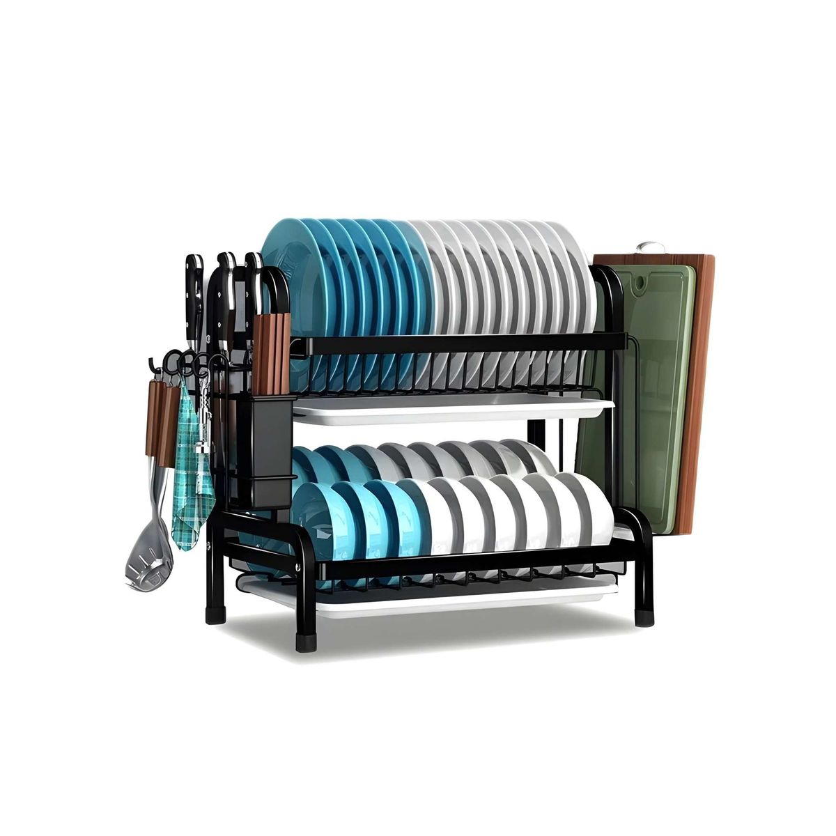 GENERICO - Escurridor De 2 Niveles Secaplatos