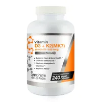 CAPSULAS VITAMINA D3+K2 (MK7) 10.000 IU 100 mcg