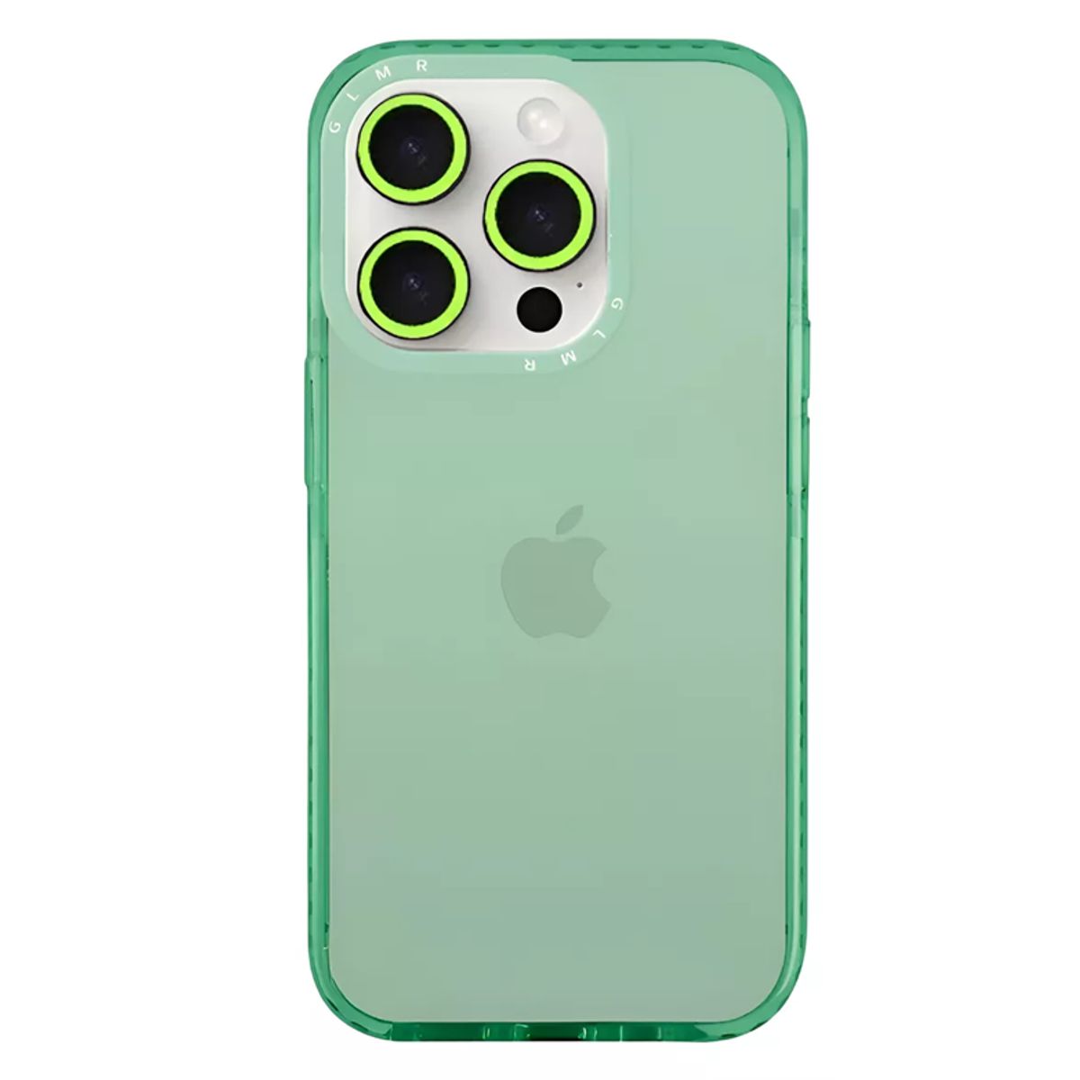 GENERICO - Carcasa Neon Con Lentes Para iPhone 14 Pro / Verde