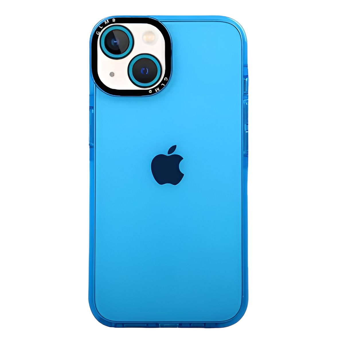 GENERICO - Carcasa Neon Con Lentes Para iPhone 14 / Azul