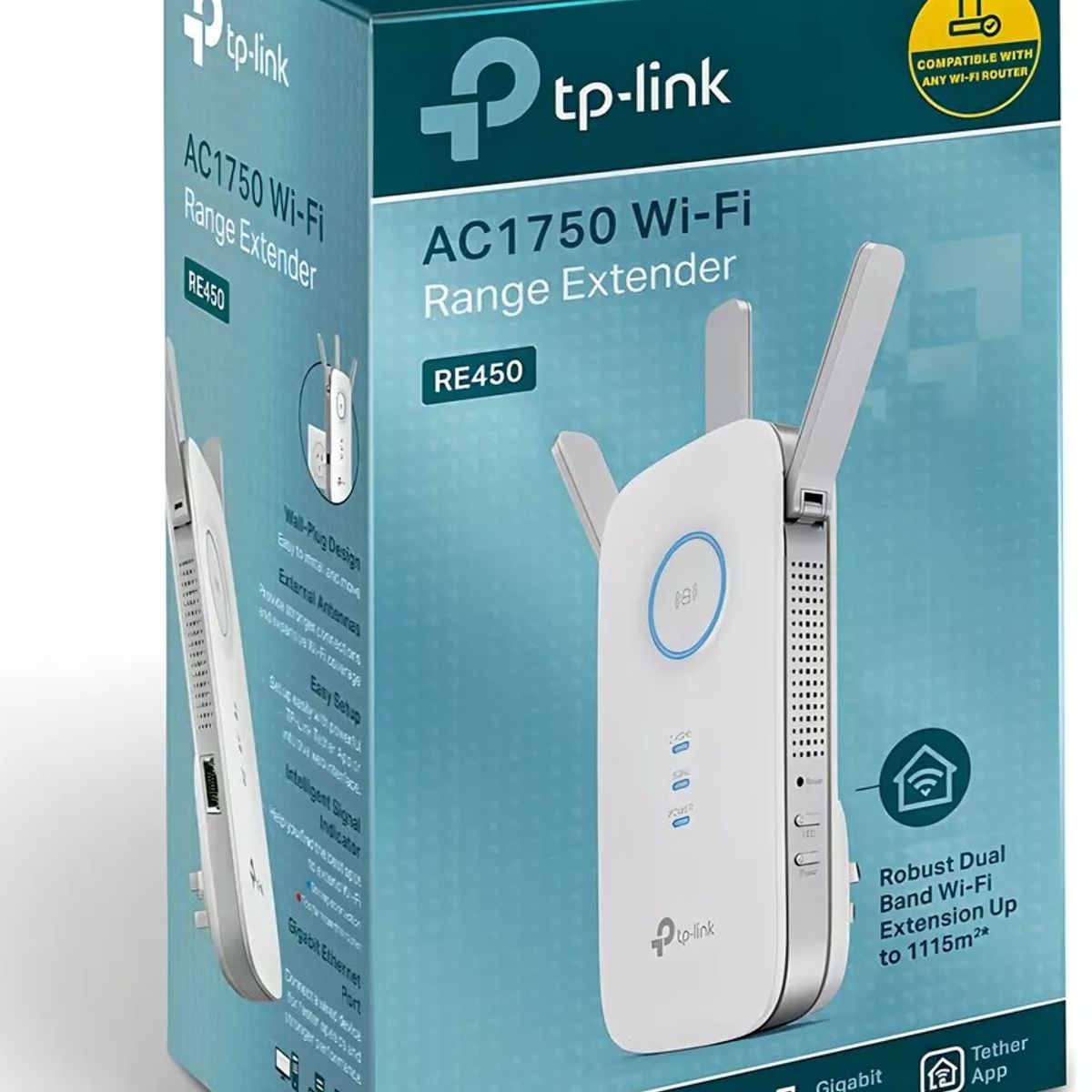 TP LINK - Extensor Repetidor Dual Band Wifi Tp-link Ac1750 Re450